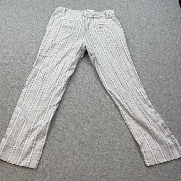 Banana Republic AVERY Pants Womens Size 2P Striped Seersucker Petite Chino - Picture 9 of 9